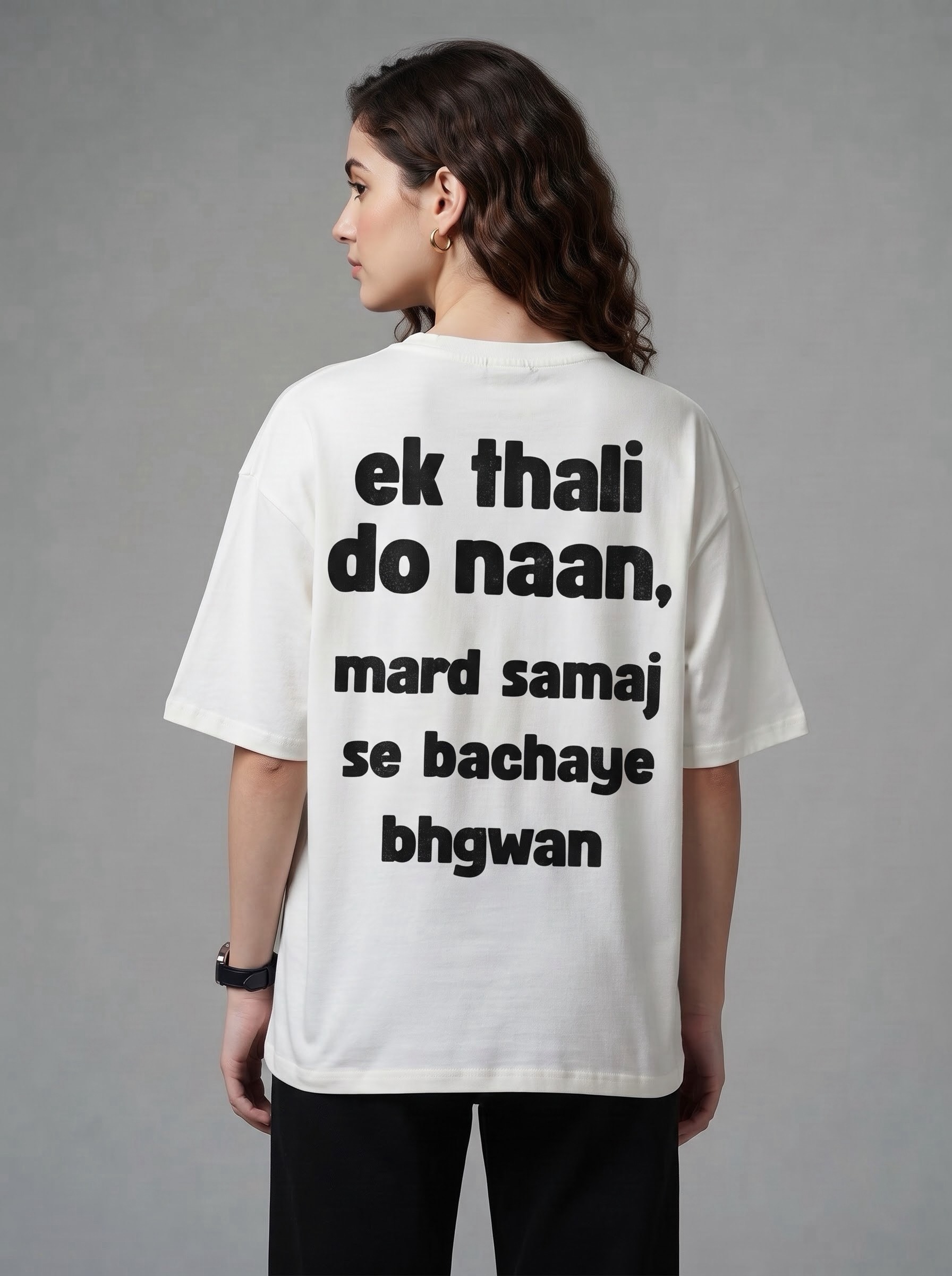 oversized T SHIRT WITH DTF PRINT