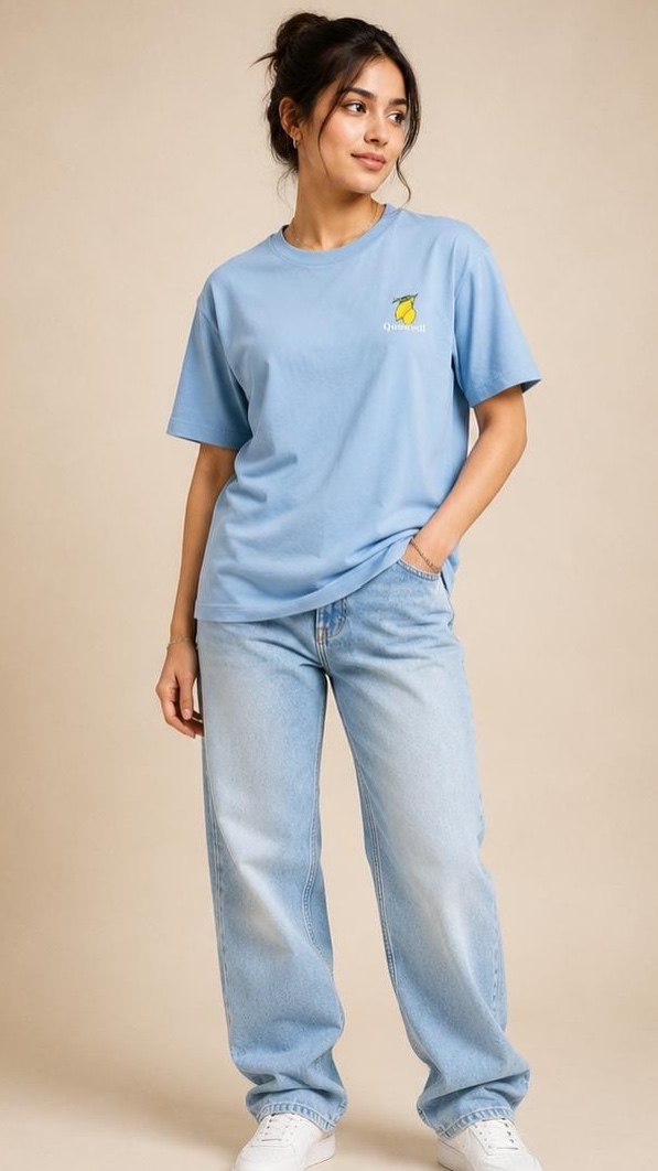 Quotrell Citrus Tree Oversized T-Shirt